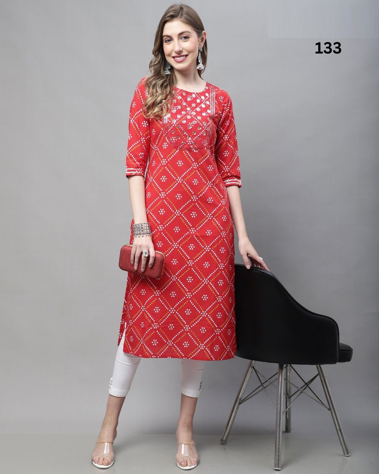 Printed Srivalli By Trendy Cotton Kurtis Catalog